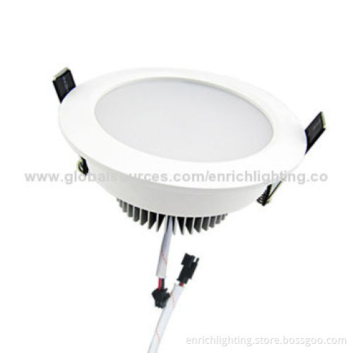 LED Downlight, 12W Power, Frosted Lens and 50,000-hour Lifespan